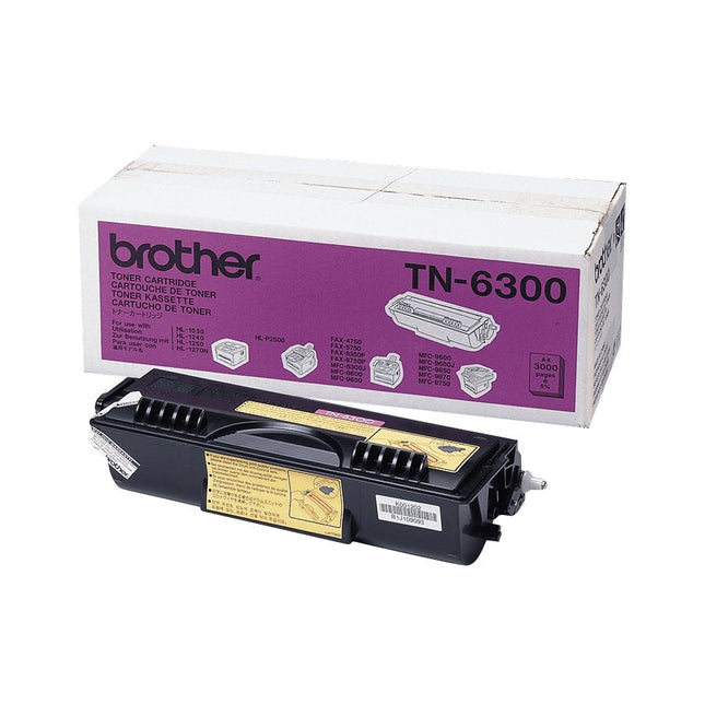 EAN 4977766527279 - Brother TN-6300 cartucho de tóner 1 pieza(s) Original Negro imagen 1