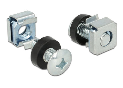 Delock 42420 Tornillos De Montaje En Rack 20 Piezas