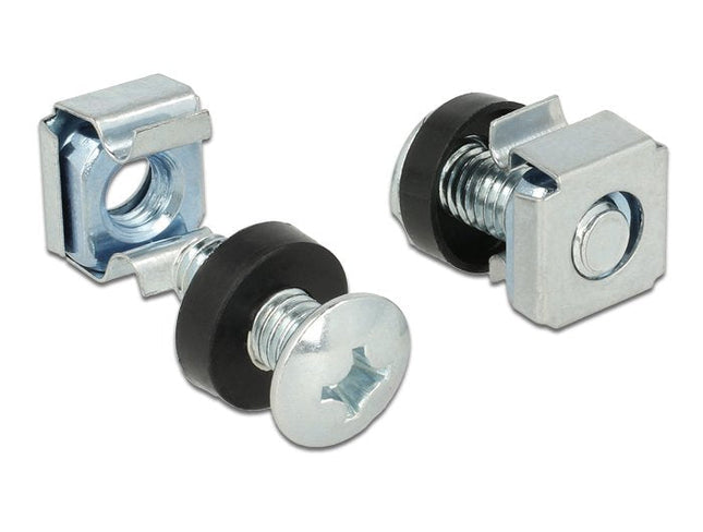 Delock 42420 Tornillos De Montaje En Rack 20 Piezas