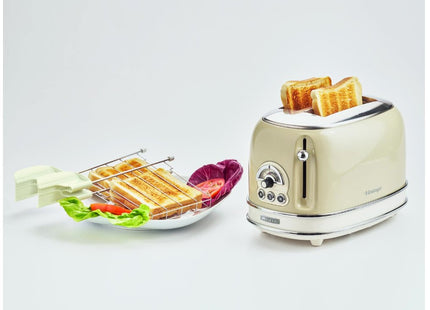 Tostador Ariete Vintage 155 13 810w Beige
