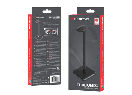 Soporte Genesis Auriculares Thulium 100 Color Negro