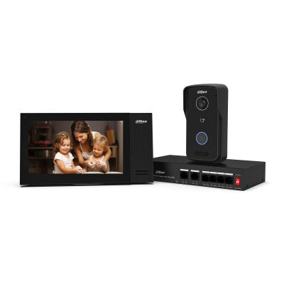 EAN 6923172522368 - Dahua Technology DHI-VTO2111D-P-S3 sistema de intercomunicación de video 2 MP 17,8 cm (7") Negro imagen 1
