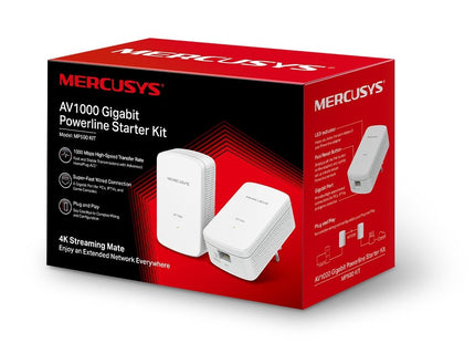 Adaptador Plc Mercusys Mp500 Kit 2 Uds 1000m·
