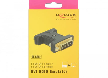 Delock Adaptador Dvi (24+1) M > Dvi (24+5) H Edid-Emulator