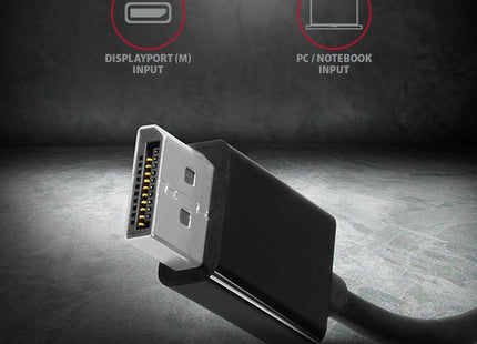 EAN 8595247904386 - Axagon RVD-VGN adaptador de cable de vídeo 0,15 m DisplayPort VGA (D-Sub) Negro imagen 3