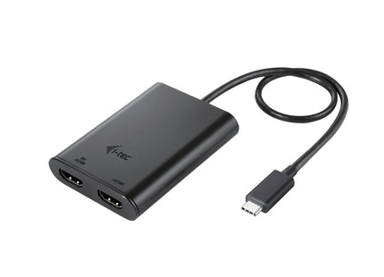 I-Tec Usb-C Dual 4k 60hz Single 8k 30hz Hdmi Video Adapter 2x Hdmi Port