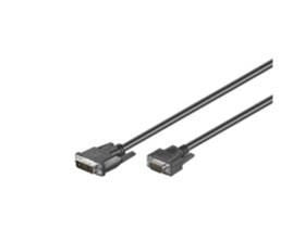 Microconnect 50990 Adaptador De Cable De Vídeo 2 M Dvi-I Vga (D-Sub) Negro