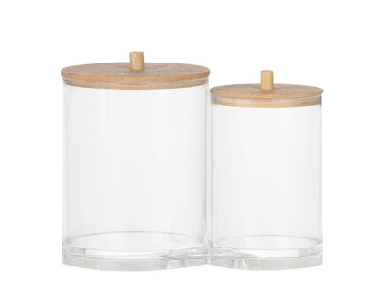 Botes De Baño Organizadores Acrílicos Ø15x12cm Ba72112 Andrea House