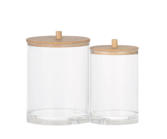 Botes De Baño Organizadores Acrílicos Ø15x12cm Ba72112 Andrea House