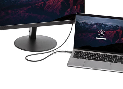 Startech.Com Cable Adaptador De 1,8m Usb-C A Mini Displayport 4k 60hz - Negro - Cable Usb Tipo C A Mdp - Cable De Vídeo Usbc, 1,8 M, Usb C, Mini Displayport, Macho, Macho, Derecho