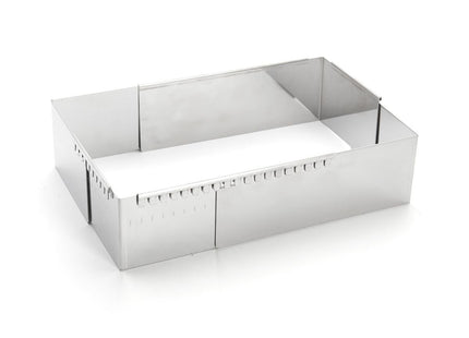 De Buyer Patisserie Frame Acero Ajustable Cuadrado 21-40 Cm