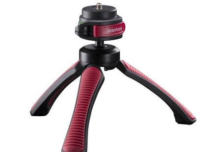 Mantona 21408 Tripode Smartphone/Cámara Digital 3 Pata(S) Negro, Rojo
