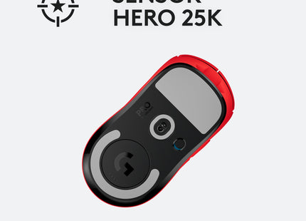Mouse Logitech G Pro Superlight Wl Rojo