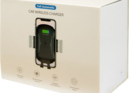 Inter-Tech Mth-100-10w Qi Cargador Inalámbrico Rápido Para Coche, Negro