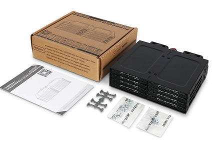 Icy Dock Mb998ip-B Panel Bahía Disco Duro Negro