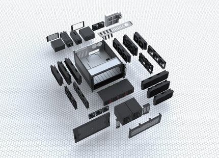 Silverstone Sst-Rm61-312, Caja De Rack Negro