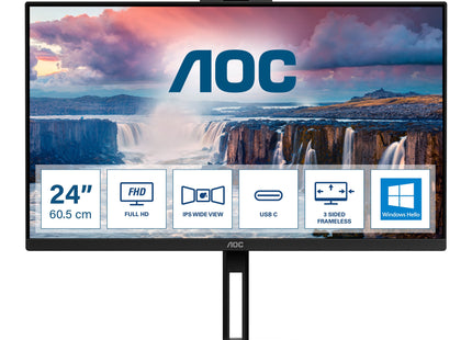 Monitor Aoc 24v5cw Bk 23.8" Hdmi Dp Usb