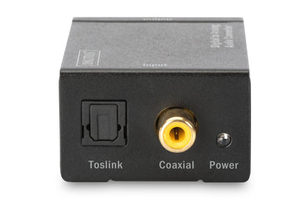 Digitus Convertidor Digital A Analógico Conector Rca Coaxial/Toslink Con Adaptador De Red