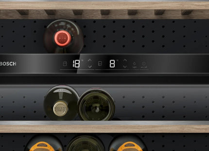 Vinoteca Bosch Hogar Serie Kwk36abga  6, Negra, 2 Zonas De Temperatura Kwk36abga