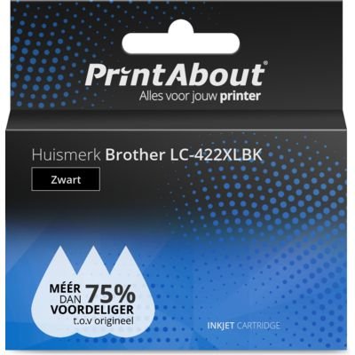 Brother Lc422xl Negro Cartucho De Tinta Original - Lc422xlbk