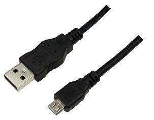 Logilink 5m Usb A-Usb Micro B, 2.0, Usb A, Micro-Usb B