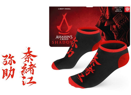 Good Loot Assassin'S Creed Shadows Calcetines Tobilleros Negro- Rojo