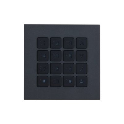 Dahua Vto4202fb-Mk Estación Exterior Modular Para Videoportero Ip Con Teclado Para Series Vto4202fb-X. Color Negro