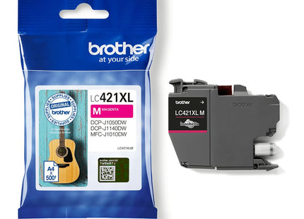 Tinta Original Brother Lc-421xlm Lc421xlm Alta Capacidad Magenta