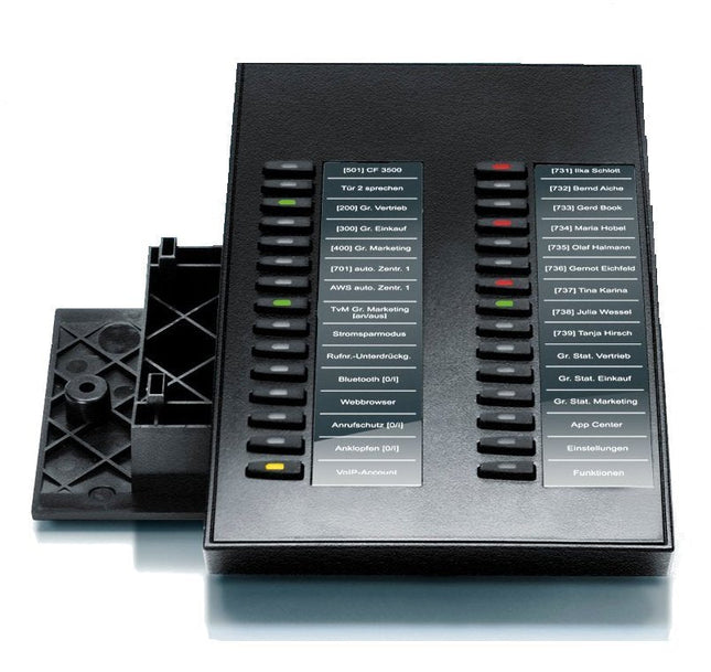 Teléfono Auerswald Comfortel Xtension300 Tecla Ext. Negro