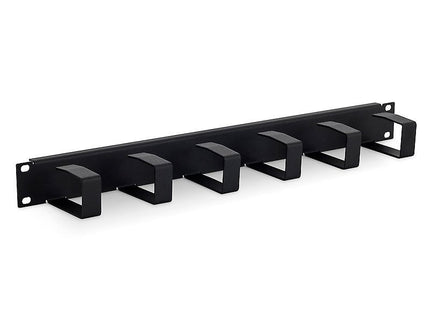 Triton Rab-Vp-X21-A1 Panel Pasacables 19" 1u, 6 Soportes Metálicos 40x70mm, Negro