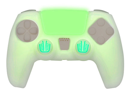 Funda Silicona Blade Fr-Tec Custom Kit Glow In The Dark Para Mando Ps5  Verde