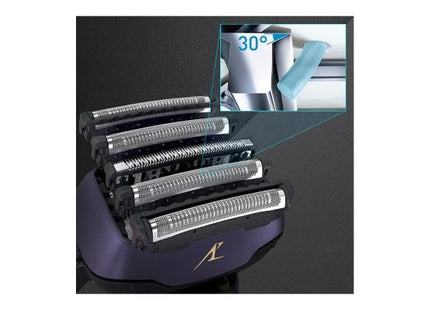 Panasonic Es-Lv67-A803 Depiladora Para La Barba Mojado Y Seco Negro, Púrpura