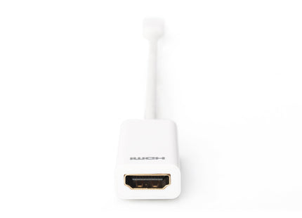 EAN 4016032289548 - Digitus AK-340404-001-W adaptador de cable de vídeo 0,15 m Mini DisplayPort HDMI Blanco imagen 3
