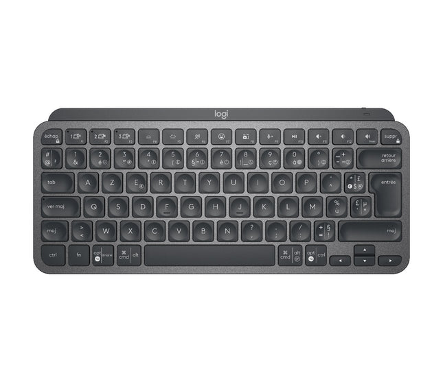 Logitech Mx Keys Mini Teclado Retroiluminación Bluetooth Azerty Francés Grafito