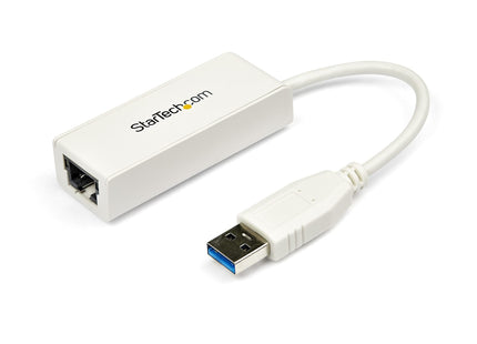 Startech Adaptador De Red Usb 3.0 A Rj45 Gigabit 1gbps Blanco  Usb31000sw