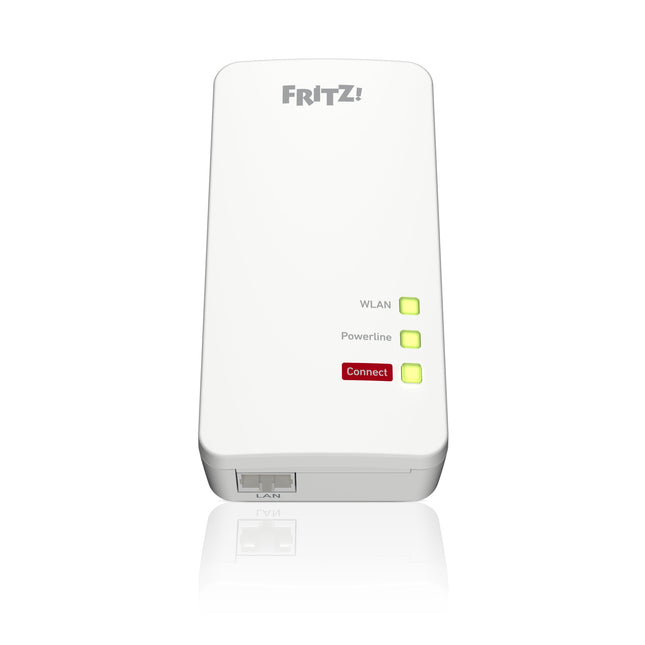 Adaptador Plc Fritz! Powerline 1260e  Wifi Ac 866mbps / Lan Gigabit / Plc Hasta 1200mbps 20002824