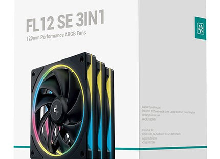 Ventilador  Pc Deepcool Fl12 Se 3in1 12 Cm Blanco 3 Pieza(S)