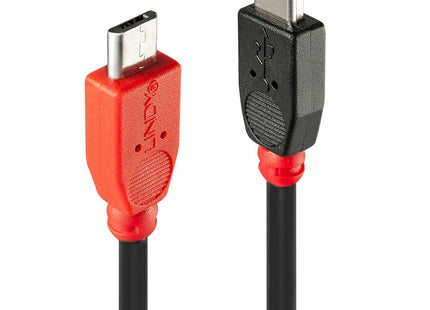 Lindy Usb 2.0 Cable Typ Micro-B/Mini-B M/M Otg 0.5m