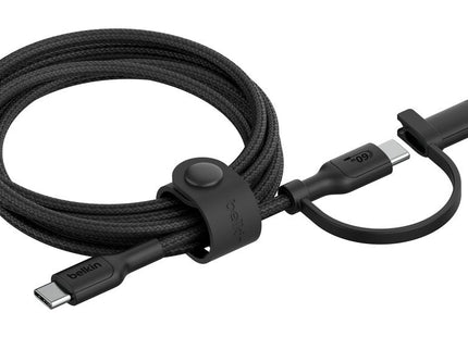 Cable Belkin Boost Charge 2-In-1 Usb-C/Lig.1,5m Wh.Cac003hq1.5mbk