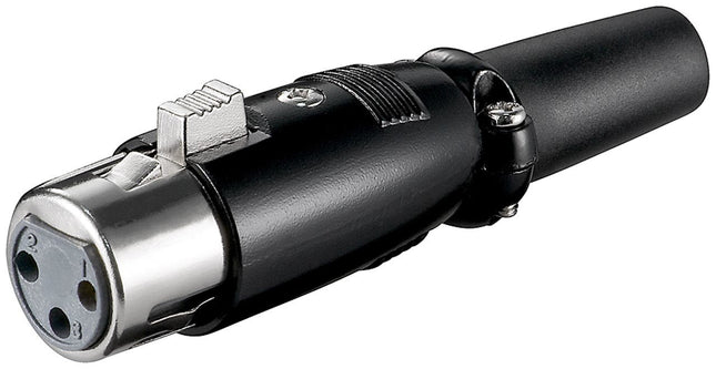 Goobay Acoplador De Micrófono, 3 Pines 11680