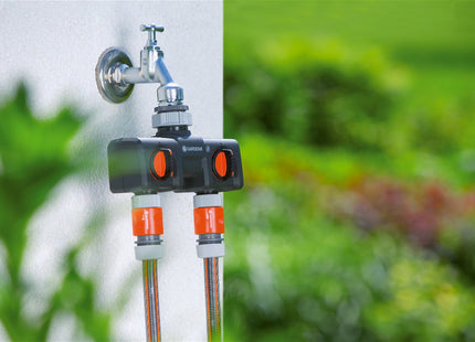 Gardena 8193-20 Distribuidor De 2 Vías Para Manguera Negro, Naranja 1 Pieza(S)