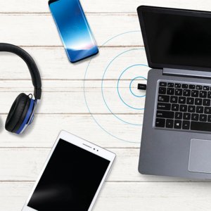 Logilink - Adaptador Bluetooth V4.0 Usb-C  Dongle, Negro Bt0048