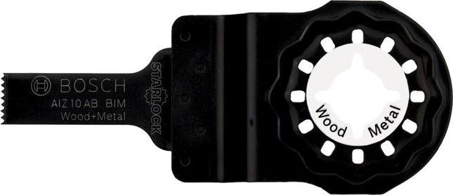Hoja De Sierra De Inmersión Bosch Professional Aiz 10 Ab Madera + Metal Bim, Ancho 10 Mm 2608661641