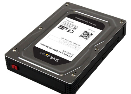 EAN 0065030854856 - StarTech.com 25SAT35HDD panel bahía disco duro 8,89 cm (3.5") Bandeja para disco duro Negro, Plata imagen 1