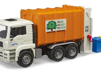 Bruder Man Tga Camión De Basura Con Carga Trasera 2772