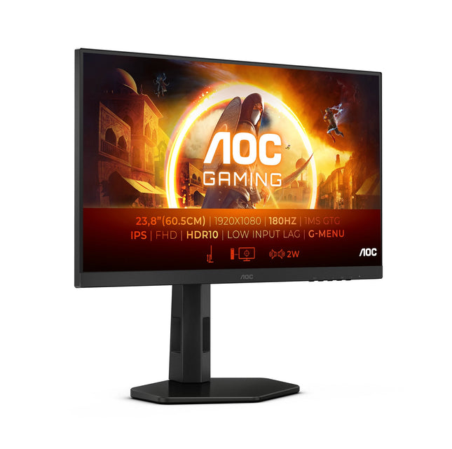 Monitor Aoc  23,8" 24g4x 16:09 2xhdmi+Dp Ips Lift Negro Retail