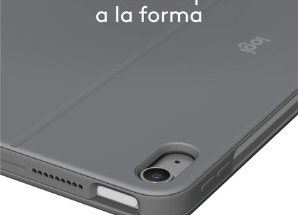 Logitech Combo Touch Caja De Teclado Y Folio Con Panel Táctil Luz Trasera Apple Smart Connector Qwerty Español Gris Oxford