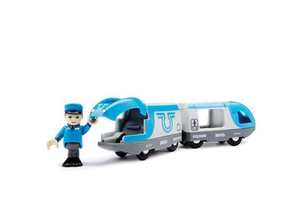 Vehículo De Juguete De Tren Brio   De Pasajeros Azul Mundial 33506