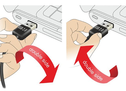 Delock Cable Easy-Usb 2.0-A Male Angled A Usb 2.0 Micro-B 2m