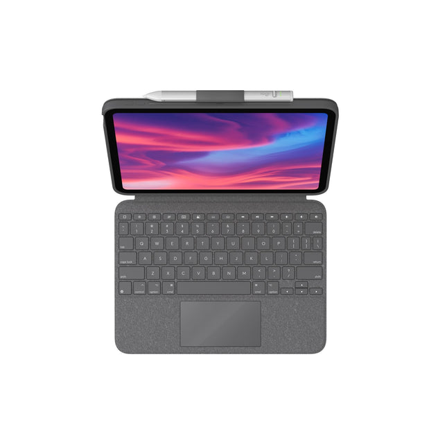 Logitech Combo Touch Caja De Teclado Y Folio Con Panel Táctil Luz Trasera Apple Smart Connector Azerty Francés Gris Oxford Para Apple 10.2-Inch Ipad Wi-Fi 10.5-Inch Ipad Pro Wi-Fi 10.9-Inch Ipad Wi-Fi Ipad Air Wi-Fi